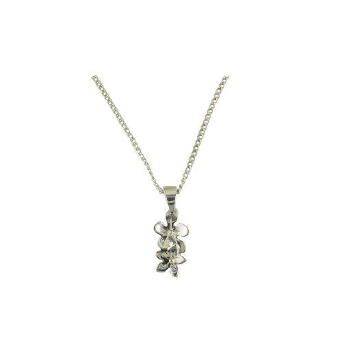 Burren Collection Sterling Silver Double Burren Flower Pendant