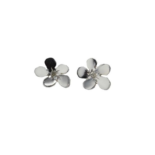 Burren Collection Sterling Silver Medium Burren Flower Earrings