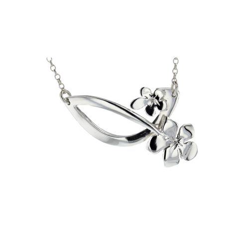 Burren Carousel Double Burren Flower Crossover Pendant