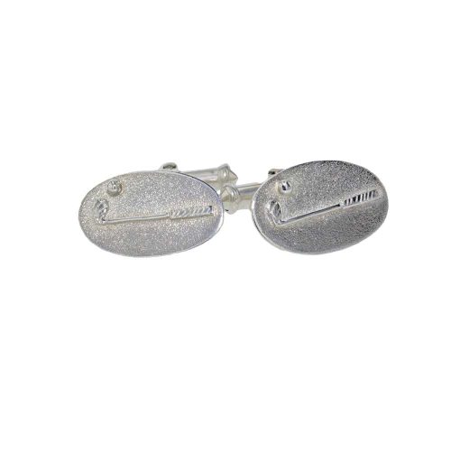 Gents Jewellery Golf Club Cufflinks in Sterling Silver