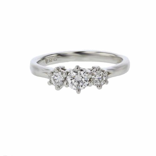 Engagement and Diamond Rings 3 Stone Platinum Engagement Ring