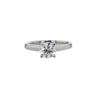 1ct. Platinum Diamond Solitaire Ring