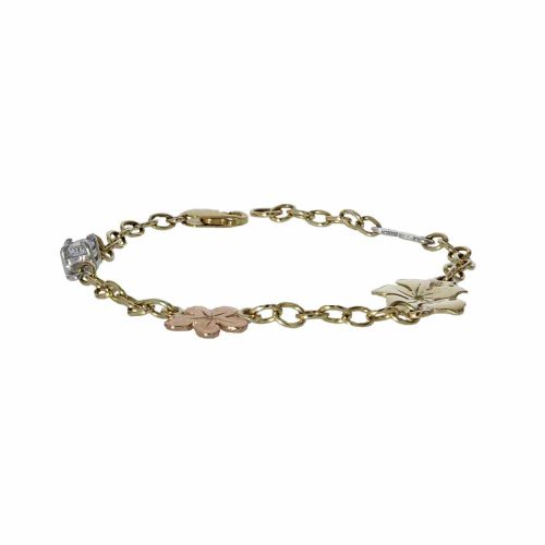 Bracelets 9ct. Gold Burren Flower Bracelet