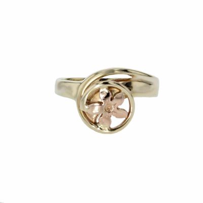 9ct. Gold Burren Flower Ring
