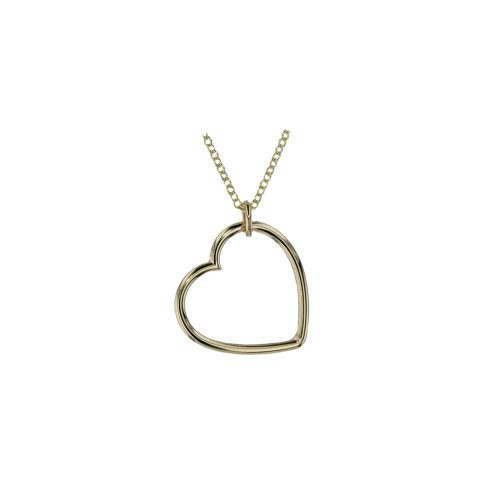 Gold Pendants 9ct Yellow Gold Heart Pendant