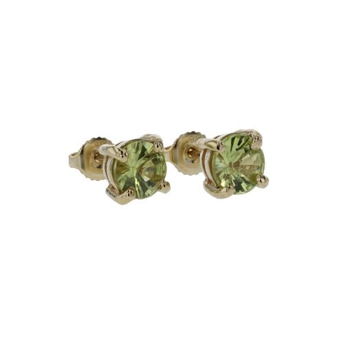 Earrings 9ct. Yellow Gold Peridot Earrings