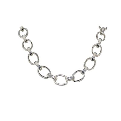 Handmade Sterling Silver Oval Link Chain