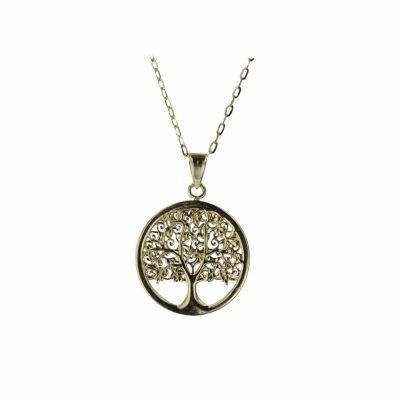 9ct Yellow Gold Tree of Life Pendant