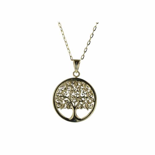 Gold Pendants 9ct Yellow Gold Tree of Life Pendant