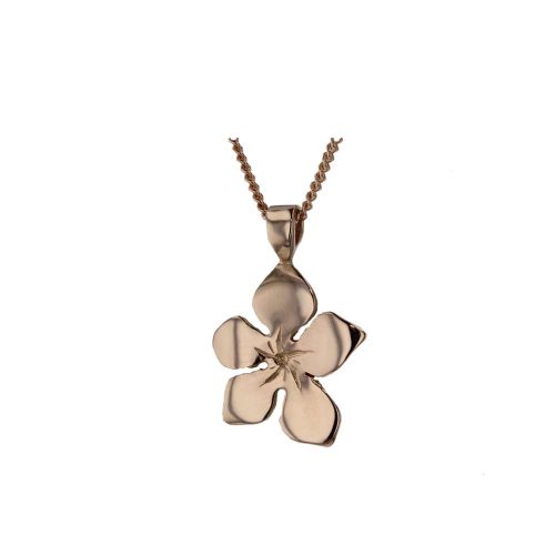 Burren Collection 9ct Rose Gold Burren Flower Pendant