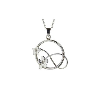 Intertwining Burren Flower Pendant