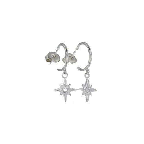 Earrings Star Hoop Earrings