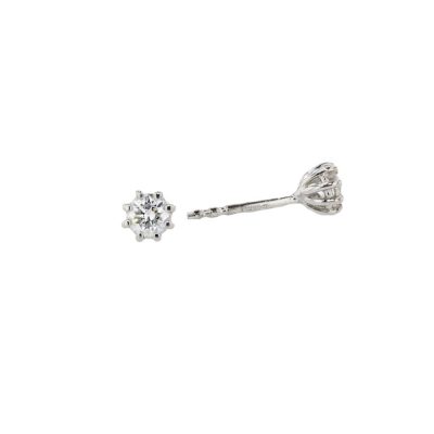 0.40ct White Gold Diamond Earrings