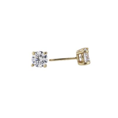 9ct. Yellow Gold Cubic Zirconia Earrings