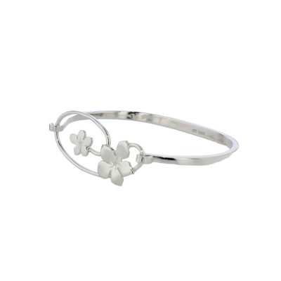 Burren Flower Flip Top Bangle